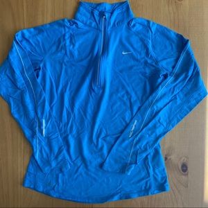 Nike Blue Running Jacket Zip Up Sz M